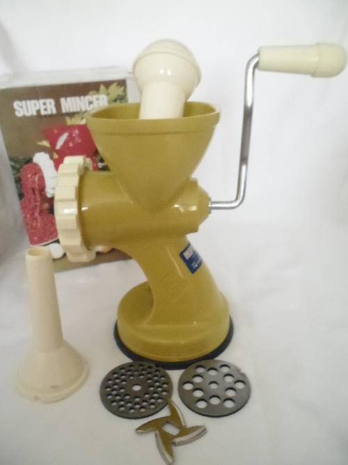 High Quality Tritacarne Mincer, Made in Italy, with ALL extra attachments