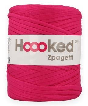 SPAGHETTI T-SHIRT YARN - SUPER PINK - SOLD PER METER