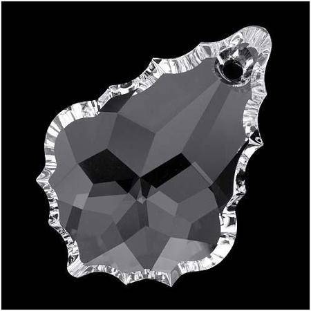 SWAROVSKI CRYSTAL - CLEAR - 16mm - BAROQUE - PENDANT - 6090