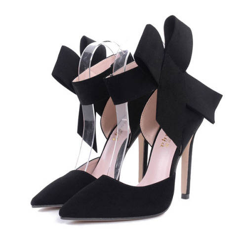 BOW STILETTO PUMPS