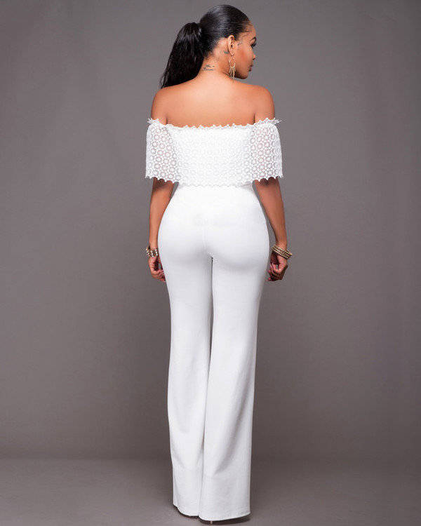 JUMPSUITS/JUMPSUIT/JUMPSUIT FOR WOMEN/WHITE JUMPSUIT