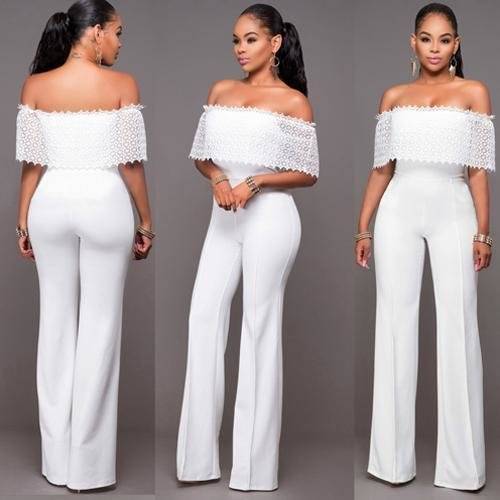 JUMPSUITS/JUMPSUIT/JUMPSUIT FOR WOMEN/WHITE JUMPSUIT