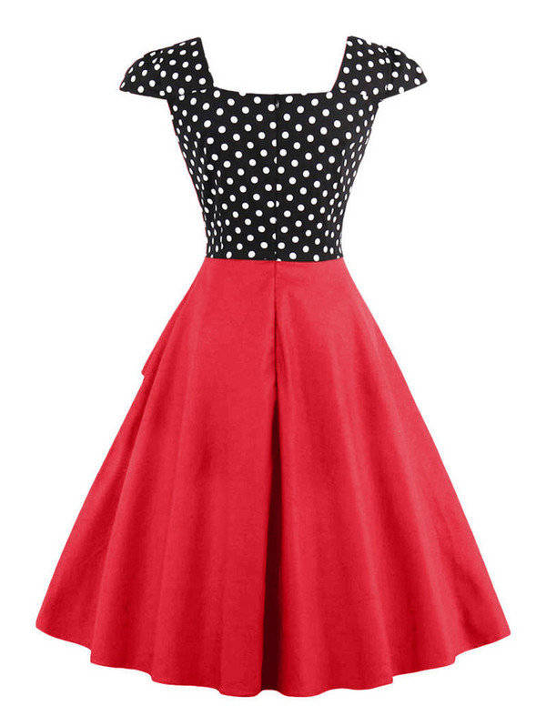 POLKA DOT VINTAGE DRESS