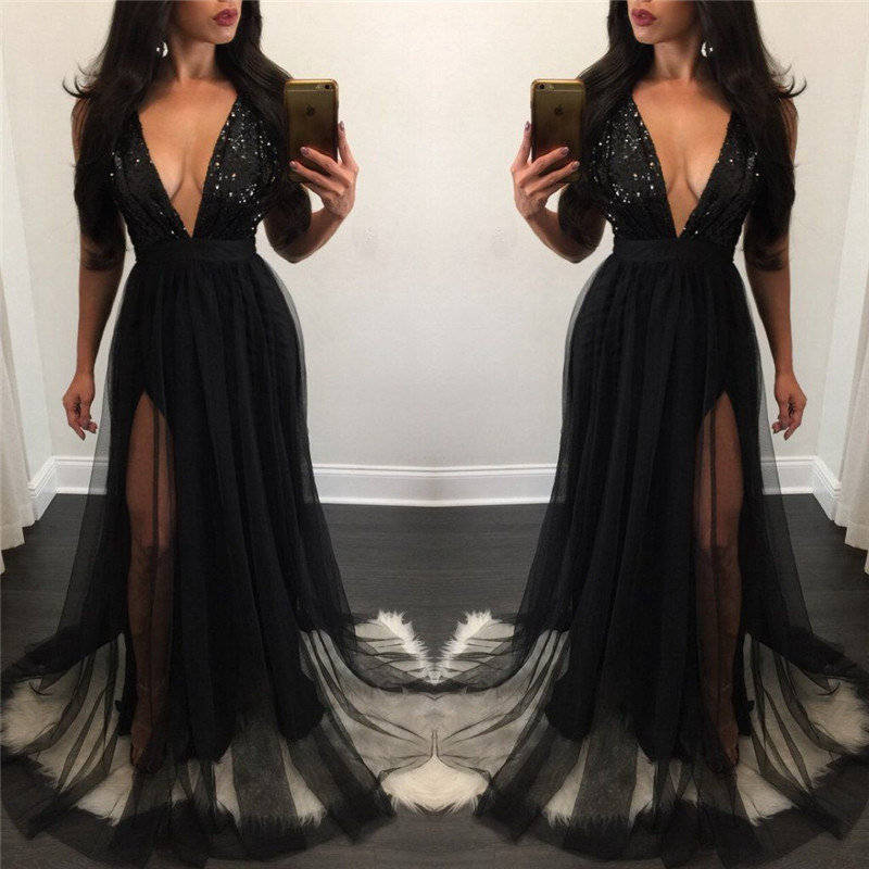 Sexy Black Evening Dress