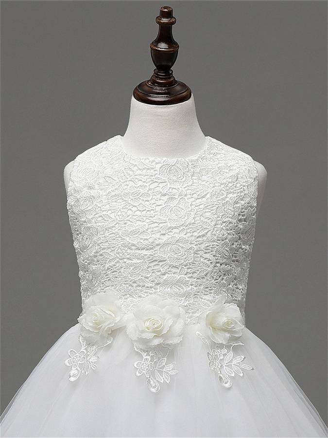 GIRLS DRESSES/GIRLS DRESS/FLOWER GIRLS DRESS/GIRLS PARTY DRESS/WHITE DRESS