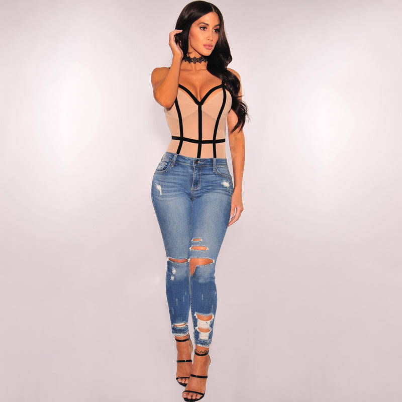 BODYSUITS/BODYSUIT/SEXY BODYSUITS/STRAPPY BODYSUITS/NUDE BODYSUITS/CAGED BODYSUITS