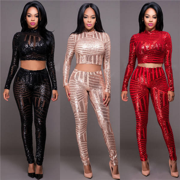 PANTS SET/ROSE GOLD PANTS SET/SEQUIN PANTS SET/PARTY PANTS SET/BODYCON PANTS SET/EVENING PANTS SET