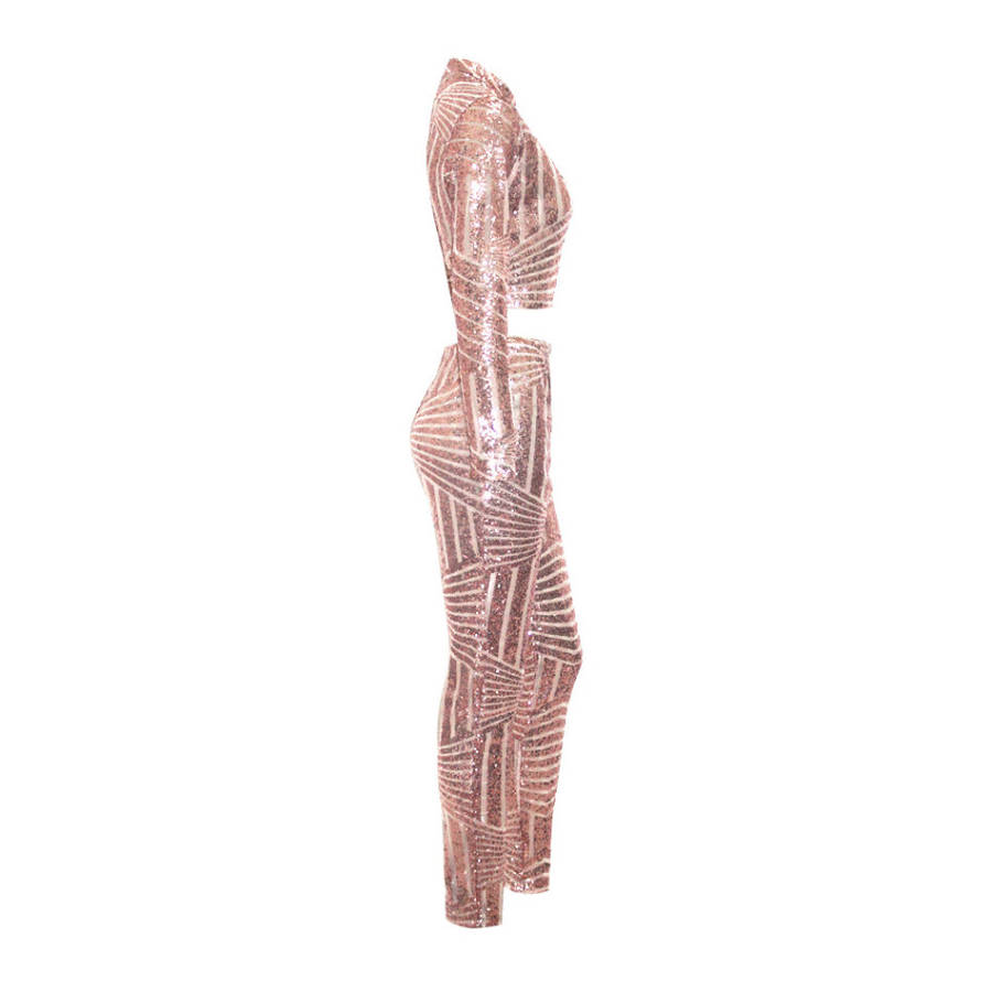 PANTS SET/ROSE GOLD PANTS SET/SEQUIN PANTS SET/PARTY PANTS SET/BODYCON PANTS SET/EVENING PANTS SET