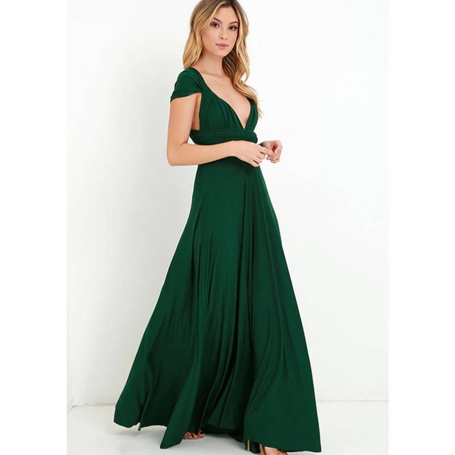 Infinity Dresses Green Bridesmaid Multiway Evening Dresses