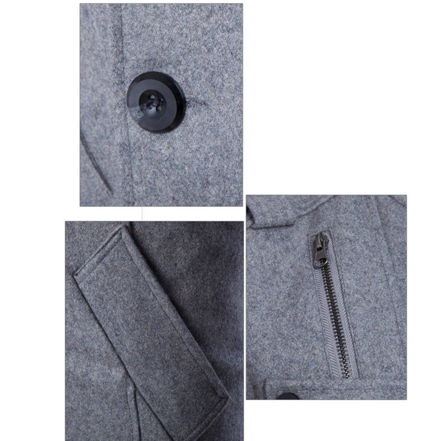 Men's Grey Trench Coat