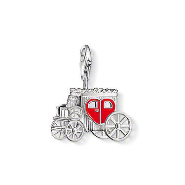 CHARMS - CLIP ON - WEDDING CARRIAGE