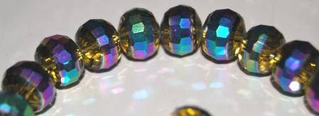 SWAROVSKI RONDELLE CRYSTAL MULTI COLOR BEADS 12MM