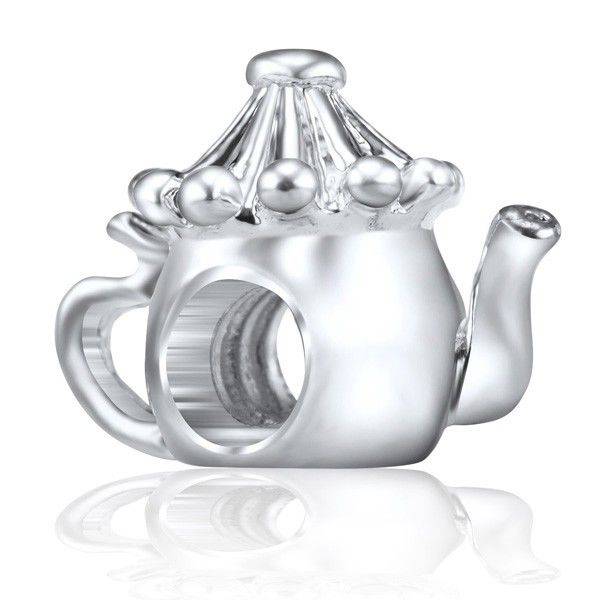 PANDORA STYLE 925 SILVER ELITE TEAPOT SPACER CHARM