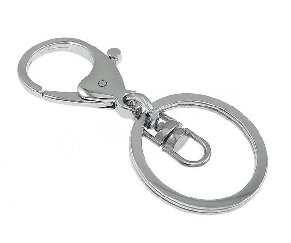 Key Chain Rings Silver Plated