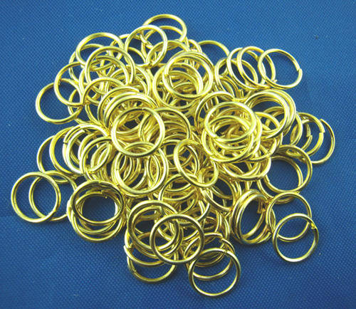 JUMP RINGS - GOLD PLATED - 8mm - SOLD PER PACK OF 100