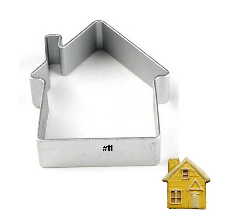 COOKIE - FONDANT - JELLY - CLAY - METAL - CUTTER - HOUSE