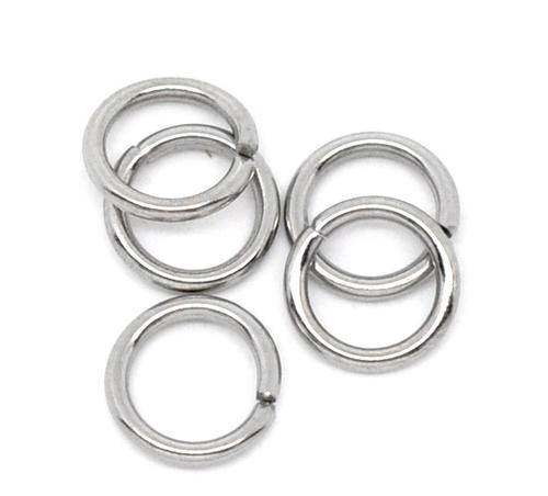 JUMP RINGS - STAINLESS STEEL - 7mm - 20 PCS