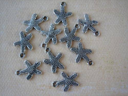 Charms Antique Silver Starfish