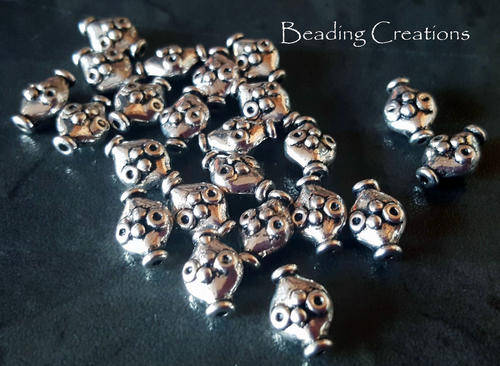 ***CLEARANCE SALE*** - SPACERS - BALI STYLE - BARREL -BEADS - ANTIQUE SILVER - ALLOY - 10x7mm
