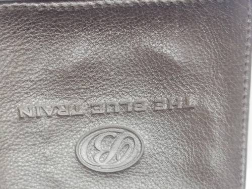 Collectables.... BLUE TRAIN ROUTE GUIDE and Leather Blue Train note holder with embossed logo