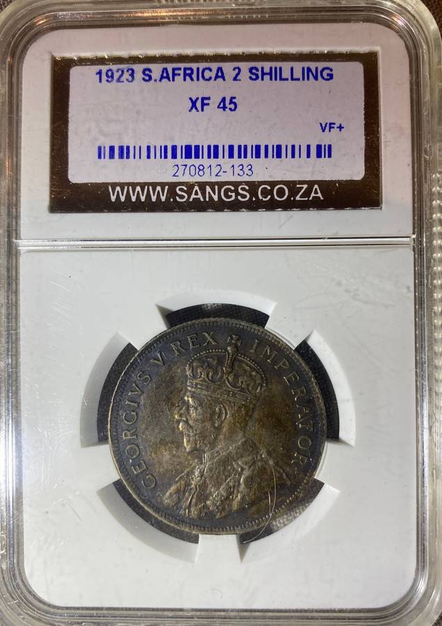 1923 South Africa 2 Shillings