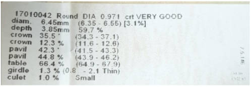 **CERTIFIED | R49212** HUGE | 0.971ct ROUND CUT | COLOUR K | DIAMOND | SOUTH AFRICA - BUY SAFE