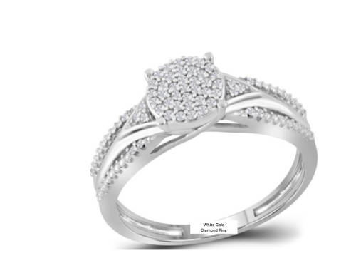 **GORGEOUS | R30639** DESIGNER PIECE | 0.350ct | DIAMOND RING | WHITE GOLD - BUY SAFE