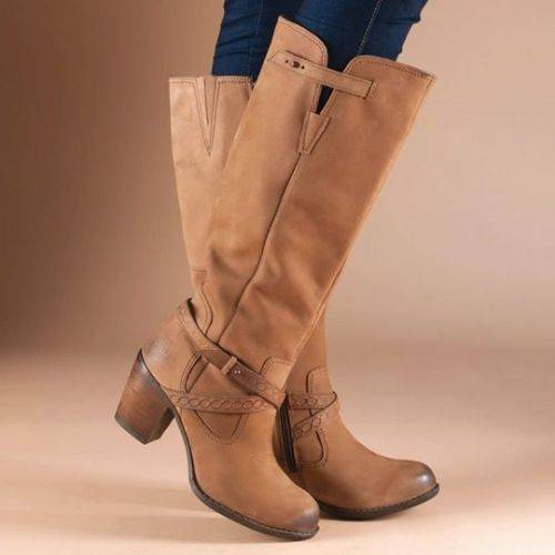 Genuine Leather Hush puppies long boots