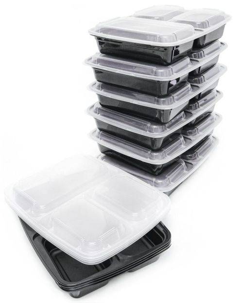 Meal Prep Food Containers - 10 Piece