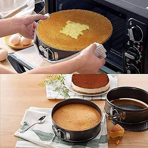 Set of 3 Non-Stick Pan Cake Mould Carbon Steel Round Pan