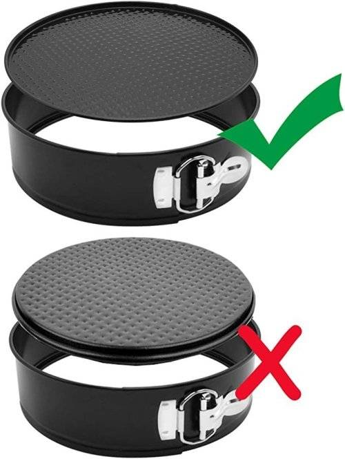 Set of 3 Non-Stick Pan Cake Mould Carbon Steel Round Pan