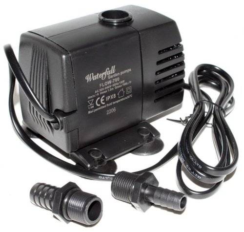 Waterfall Submersible / Inline 700 L/H Pond or Fountain Flow Water Pump