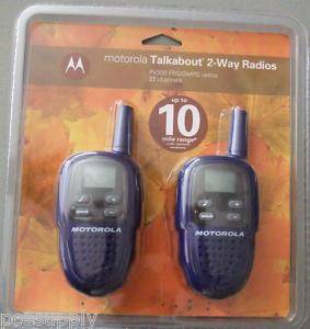 Motorola FV300 2-Way Radio Walkie Talkies 10-Mile Range