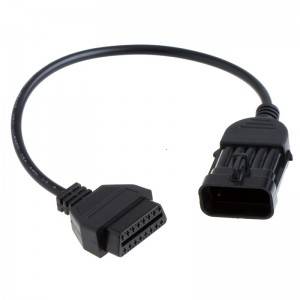 Opel 10Pin to 16Pin OBD 2 Female Adapter Connector Cable K649