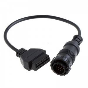 Mercedes Benz Sprinter 14Pin to 16Pin OBD 2 Female Adapter Connector Cable   K643