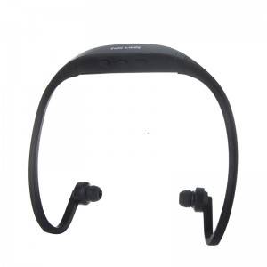 Sport MP3 WMA Music Player Wireless Headset Headphone Earphone TF/ Micro SD Card Slot Black v531b