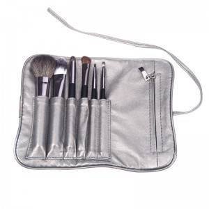 Professional Cosmetic Makeup Brush Tool Set with Roll Pouch/Bag 6 Pieces H10010