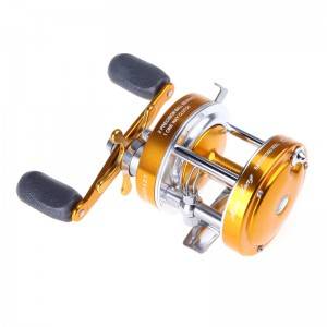 Full Metal 2+1BB Ball Bearings Right Hand Drum Wheel Boat Sea Fishing Reel Horizontal CL40 H10598