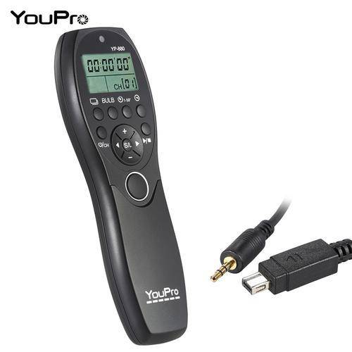 YouPro YP-880 DC2 Camera Wired Shutter Release Timer Remote Control LCD Display for Nikon D500 D750