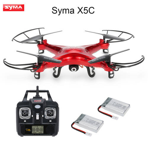 Syma X5C 2.4GHz 4CH 6-Axis Remote Control RC Quadcopter 2.0MP HD Camera Drone with GoolRC Nylon Hand