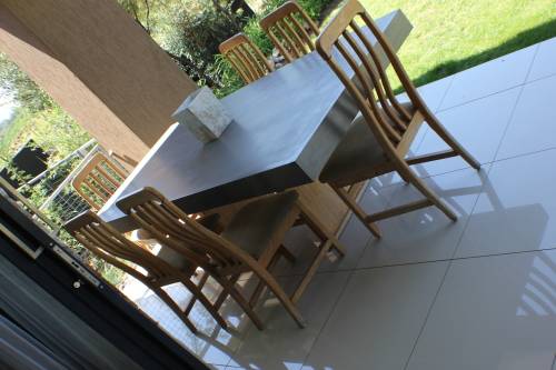 Solid oak dining suite