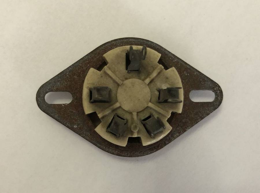 5 Pin Ceramic Valve Tubes Socket