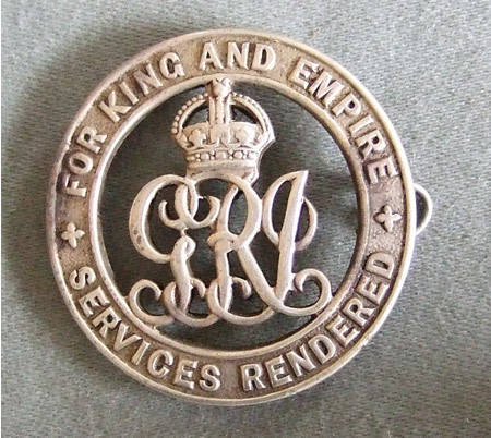 South Africa Silver War Badge (Wound Badge) SA4601