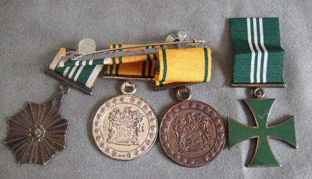 SA Prison Services Group Cross & Medal for Merit