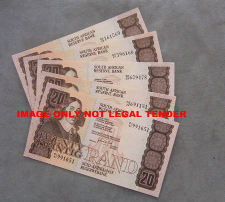 GPC De Kock R20 2nd Issue UNC