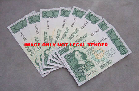 GPC De Kock R10 C7 3rd Issue UNC