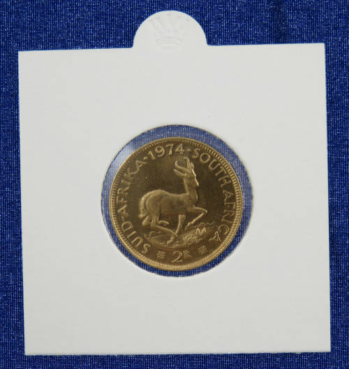 South Africa R2 Gold Proof 1974