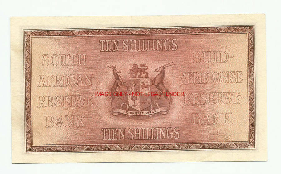 J. Postmus, 1st Issue, Ten Shillings E19, November 1934, EF