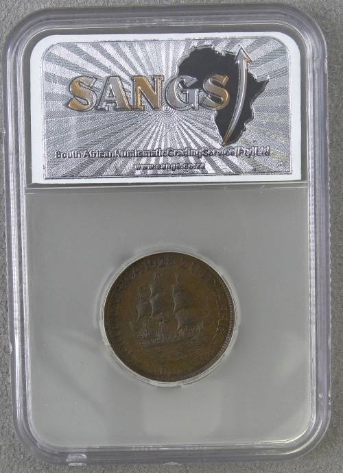 South Africa / Zuid-Africa Half Penny 1928 SANGS MS61BN