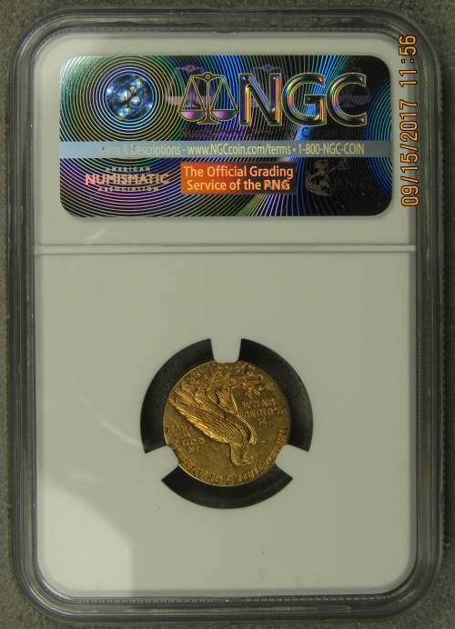 USA $ 2.5 (Quarter Eagle) 1915 NGC AU55